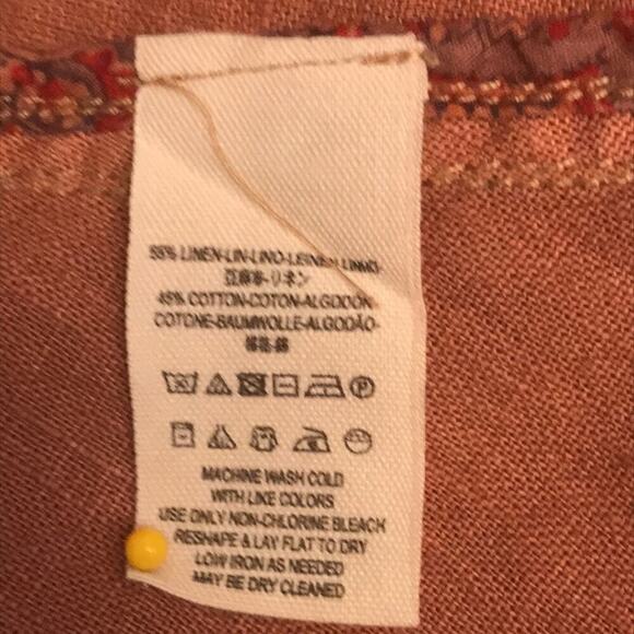 Free People Linen Blend Jacket. M - Picture 5 of 5